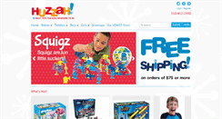 Desktop Screenshot of huzzahtoys.com
